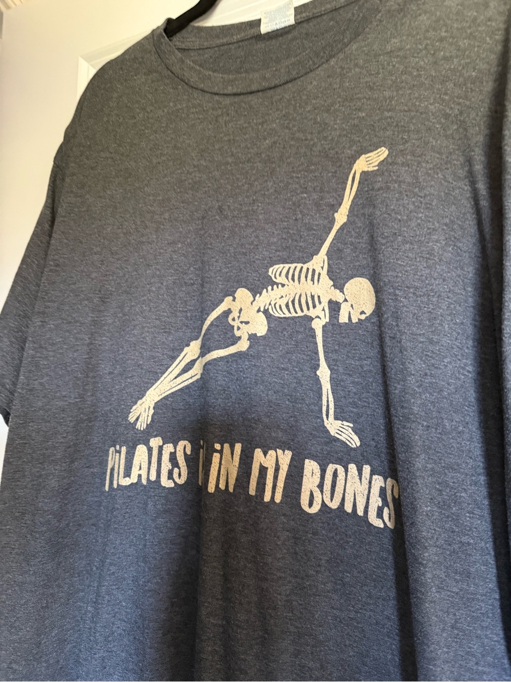 Pilates Is In My Bones Graphic T-Shirt - Charcoal Gray - Picture 4 of 4